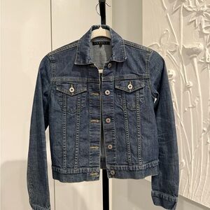 Theory Women's Dark Blue Jean Jacket